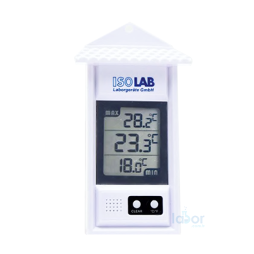ISOLAB Maksimum Minimum Termometre  “Elektronik” -50... 70 °C