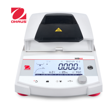 OHAUS MB62 Nem Tayin Cihazı 90 gr / 1 mg|0,01% / 200 °C Yenilikçi Karbon Fiber Isıtma Teknolojisi