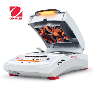 OHAUS MB92 Nem Tayin Cihazı 90 gr / 1 mg|0,01% / 200 °C Yenilikçi Karbon Fiber Isıtma Teknolojisi