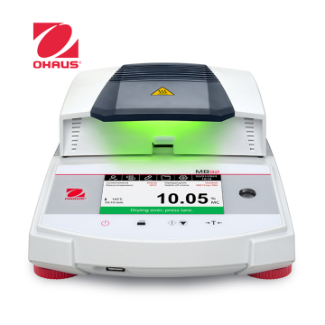 OHAUS MB92 Nem Tayin Cihazı 90 gr / 1 mg|0,01% / 200 °C Yenilikçi Karbon Fiber Isıtma Teknolojisi