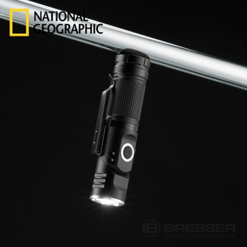 BRESSER NATIONAL GEOGRAPHIC™ ILUMINOS 450 Başa Monte Edilebilir LED El Feneri  450 Lümen
