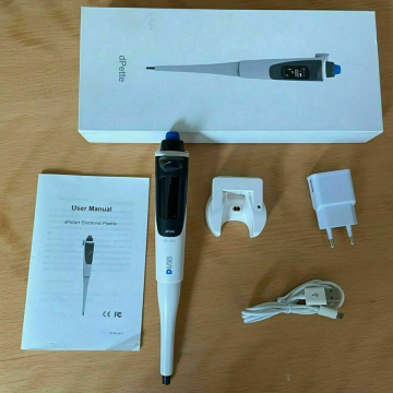 DLAB dPette⁺ Multi Fonksiyonel Otomatik Pipet Elektronik Dijital Ekranlı (0.5-10 µL)