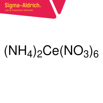 Sigma-Aldrich C3654 Ammonium cerium(IV) nitrate ≥98% (titration) CAS No.: 16774-21-3 250 gr