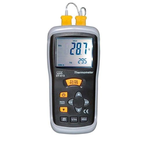 CEM DT-613 2 Kanallı K Tipi Termokupl Termometre -200... 1320 °C