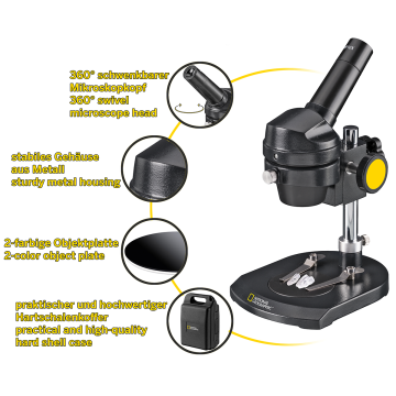 BRESSER NATIONAL GEOGRAPHIC 20x Monoküler Mikroskop, Microscope, Monocular