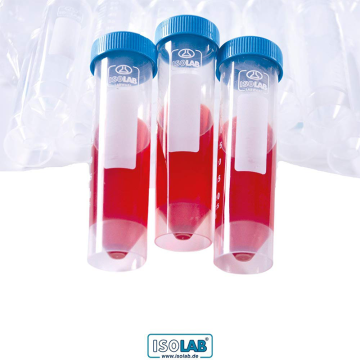 ISOLAB Tüp - Santrifüj - P.P - 50 mL - Steril - Aseptik - Etekli 50 Adet / Torba