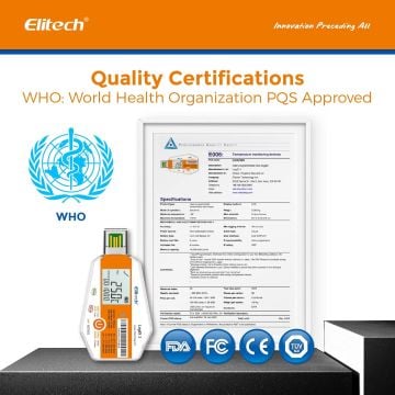 Elitech LogEt 1 Tek Kullanımlık Sıcaklık Veri Kaydedici -30... +70 ℃