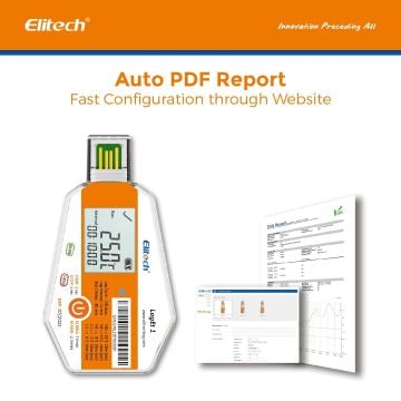 Elitech LogEt 1 Tek Kullanımlık Sıcaklık Veri Kaydedici -30... +70 ℃
