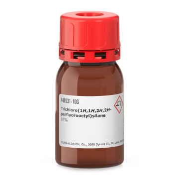 Sigma-Aldrich 448931 Trichloro(1H,1H,2H,2H-perfluorooctyl)silane 97% 10 gr