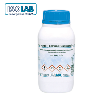 ISOLAB 936.016.1000 Iron(III) Chloride Hexahydrate for Analysis ACS, Reag. Ph Eur CAS No.: 10025-77-1 1 kg