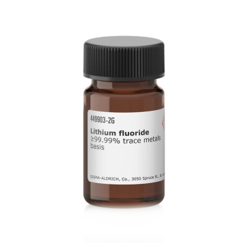 Sigma-Aldrich 449903 Lithium fluoride  ≥99.99% trace metals basis  10 gr