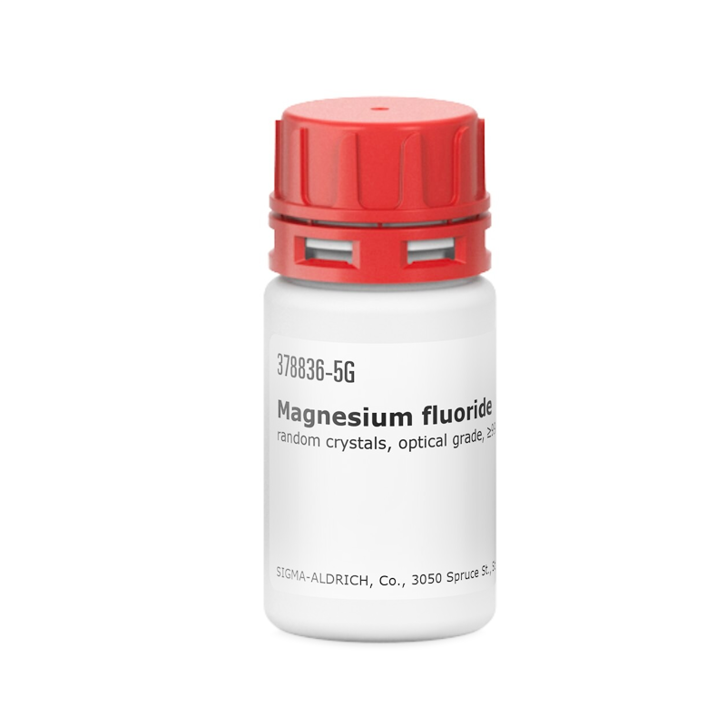 Sigma-Aldrich 378836 Magnesium fluoride random crystals, optical grade, ≥99.99% trace metals basis 5 gr