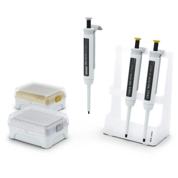 IKA PETTE MicroKit B Ayarlanabilir Otomatik Pipet Seti 0.1-2 µL + 2-20 µL + 20-200 µL + Pipet Standı ve Uçlar