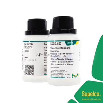 Merck 132229 Chloride Standard Solution, CRM traceable to SRM from NIST 10.0 mg/l Clˉ in H₂O 100 mL