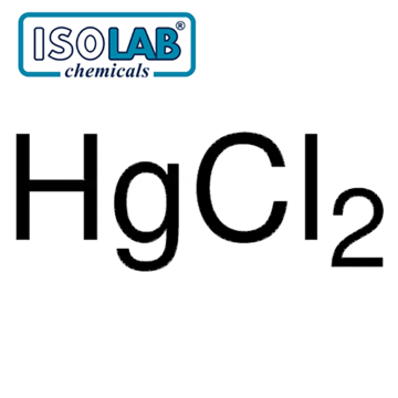 ISOLAB 947.026.0250 Mercury(II) Chloride for Analysis Reag. Ph. Eur, ACS 250 gr