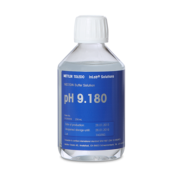 Mettler Toledo NIST/DIN buffer pH 9.180 Kalibrasyon Çözeltisi ISO 19266'ya Uygun 250 mL