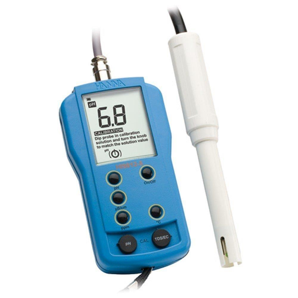Hanna HI 9812-51 pH/İletkenlik/Tds/Sıcaklık Ölçer  0.0... 14.0 pH / 0... 1990 Us/Cm / 0... 1990 Ppm / 0... 60 °C