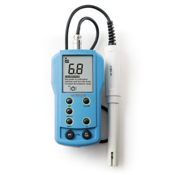 Hanna HI 9812-51 pH/İletkenlik/TDS/Sıcaklık Ölçer 0.0... 14.0 pH / 0... 1990 µs/cm / 0... 1990 ppm / 0... 60 °C