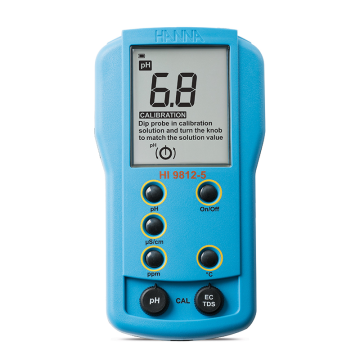 Hanna HI 9812-51 pH/İletkenlik/TDS/Sıcaklık Ölçer 0.0... 14.0 pH / 0... 1990 µs/cm / 0... 1990 ppm / 0... 60 °C