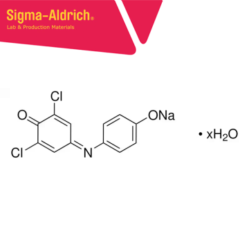 Sigma Aldrich D1878 2,6-Dichloroindophenol sodium salt hydrate Powder, BioReagent CAS No. : 1266615-56-8 5 gr
