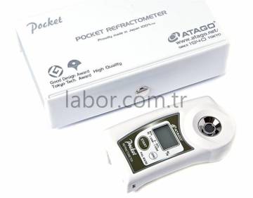 ATAGO 3852 PAL-BX/RI Brix ve RI Refraktometresi  % 0.0... 93.0 / 1.3306... 1.5284 / 5...45 ﾟc