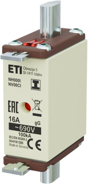 Eti NH000/I gG 16A/690V