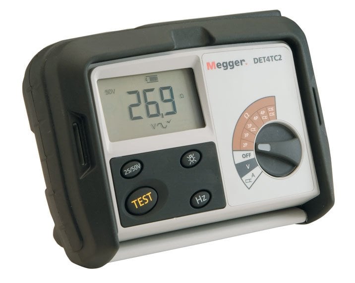 MEGGER DET4TC2 + KLAMPLAR Toprak Direnci Test Cihazı