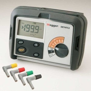 MEGGER DET4TC2 + KLAMPLAR Toprak Direnci Test Cihazı