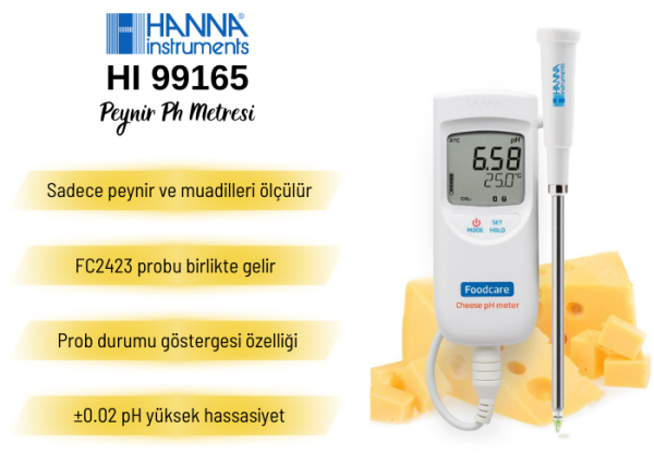 Hanna HI 99165 Peynir Ph Ölçüm Cihazı