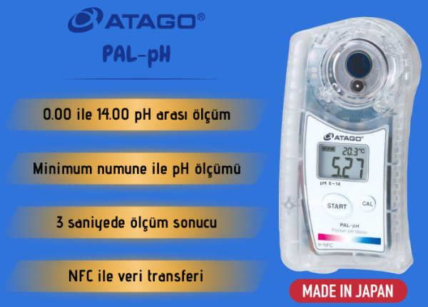 Atago 4311 PAL-pH Taşınabilir Dijital Ph Ölçer