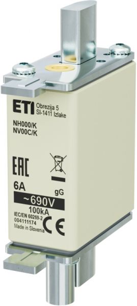 Eti NH000/K gG 6A/690V