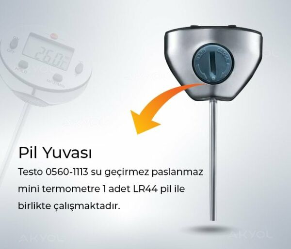 Testo Su geçirmez Mini Termometre