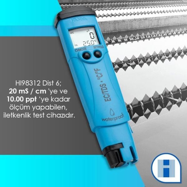 Hanna Dist 6 İletkenlik EC ve TDS Ölçer | HI 98312
