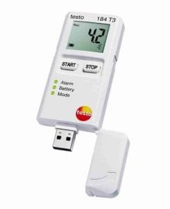 Testo 184 T3 Sıcaklık Kayıt Edici ( datalogger )
