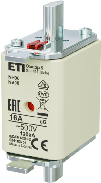 Eti NH00 gG 16A/500V