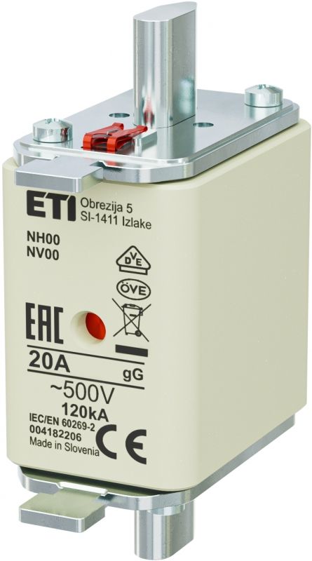 Eti NH00 gG 20A/500V