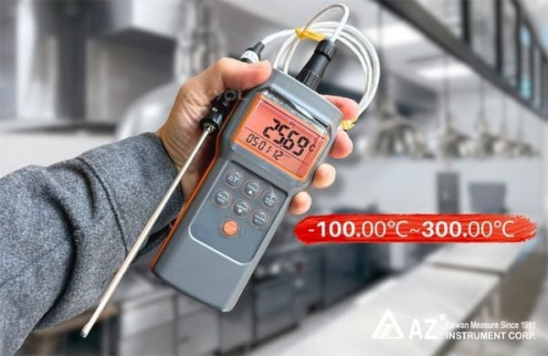 AZ 8822 PT100 Problu Termometre | Yüksek Hassasiyetli