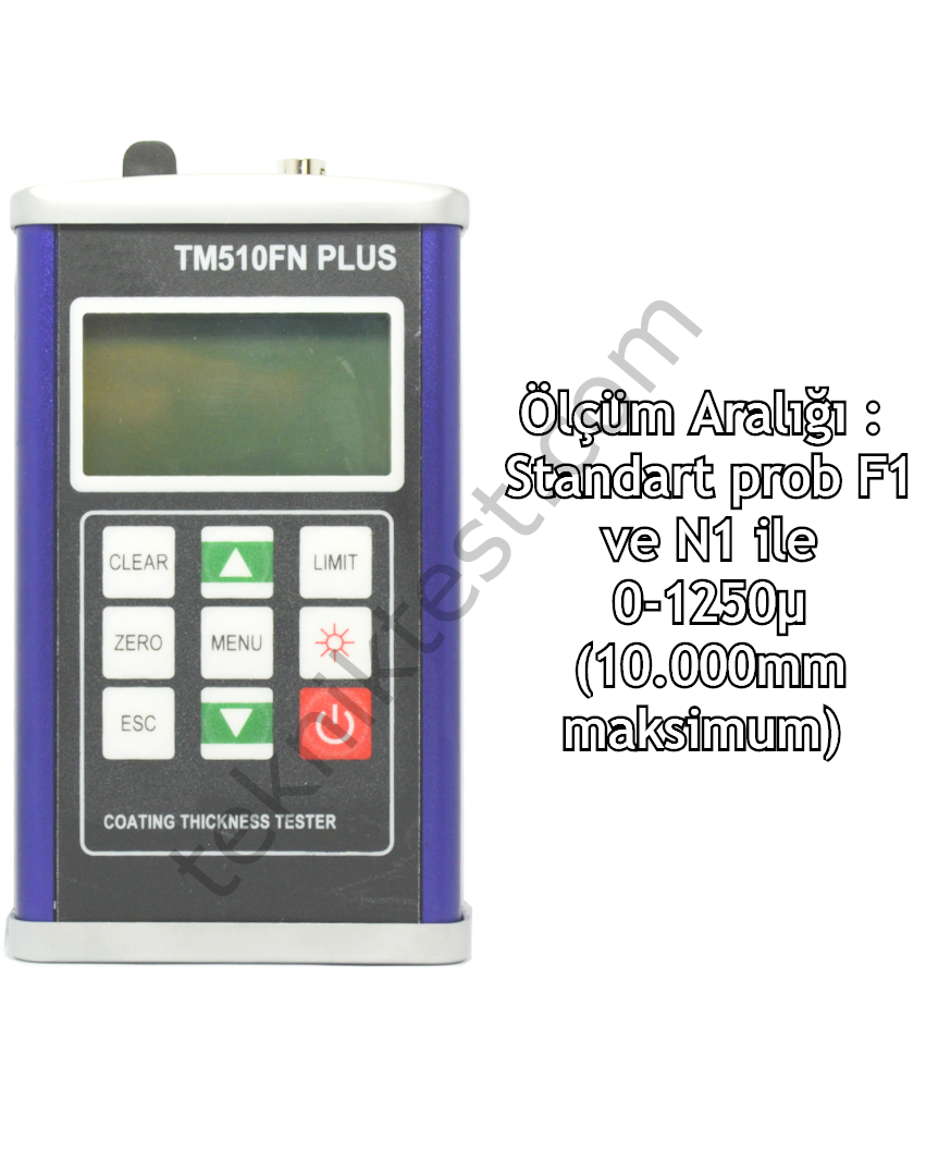 TM510FN Plus Kaplama Kalınlığı Ölçüm Cihazı ( Ferrous Prob )