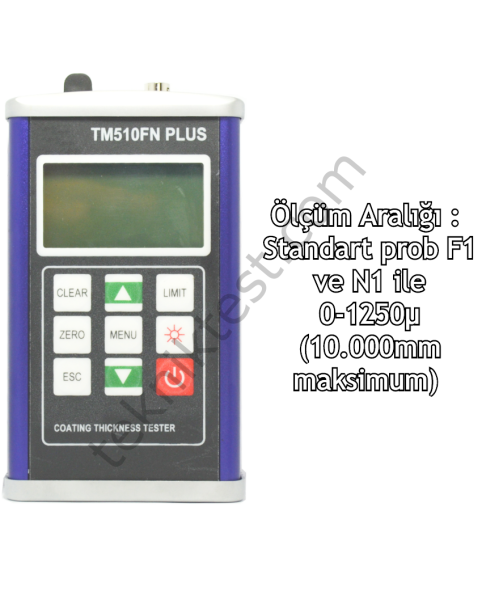 TM510FN Plus Kaplama Kalınlığı Ölçüm Cihazı ( Ferrous Prob )