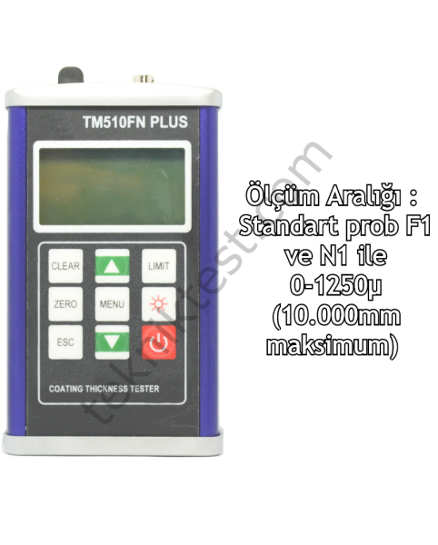 TM510FN Plus Kaplama Kalınlığı Ölçüm Cihazı ( Ferrous Prob )