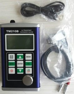 TM210B Ultrasonik Kalınlık Ölçüm Cihazı - 0.75-300mm, hassasiyet : 0.01mm, Metal Kasa