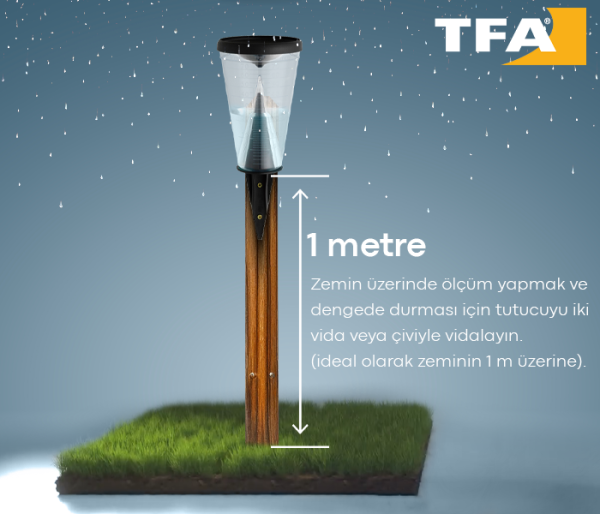 TFA 47.1008 Analog Yağmur Ölçer