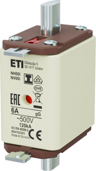 Eti NH00/I gG 6A/500V