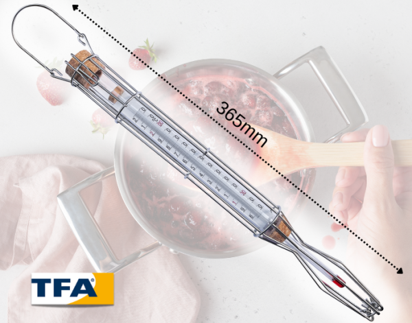 TFA 14.1032.60 Metal Çerçeveli Analog Şeker Termometresi