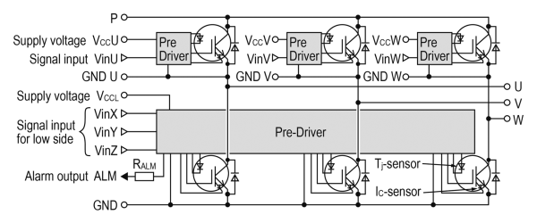 Fuji Electric 6MBP25XAA120-50 igbt Modül