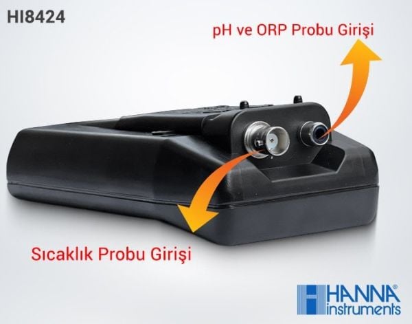 Hanna HI8424 Harici Problu pH | mV | Sıcaklık Ölçer