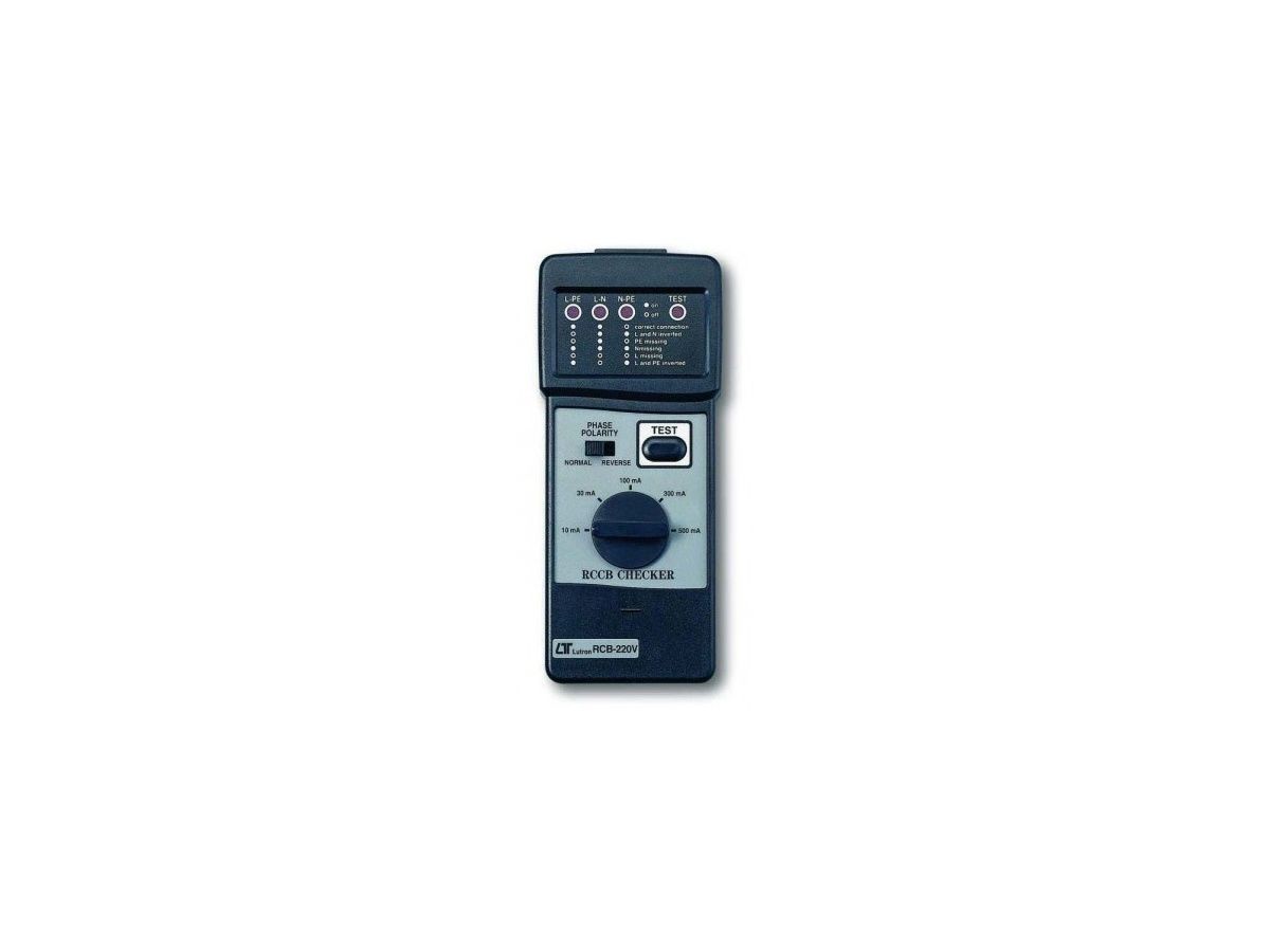 Lutron RCCB-220V Checker- Kaçak Akım ve Faz Sırası Test Cihazı