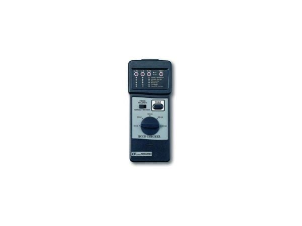 Lutron RCCB-220V Checker- Kaçak Akım ve Faz Sırası Test Cihazı
