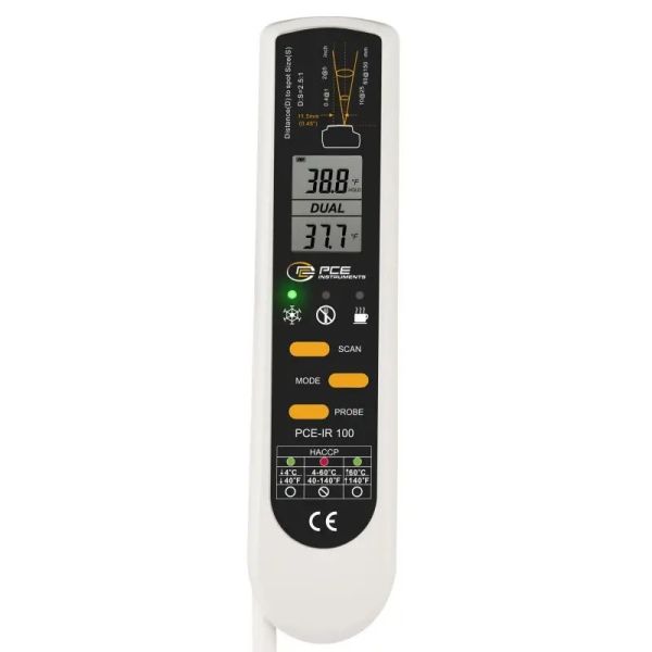 PCE-IR 100 İnfrared ve Saplama Tip Termometre