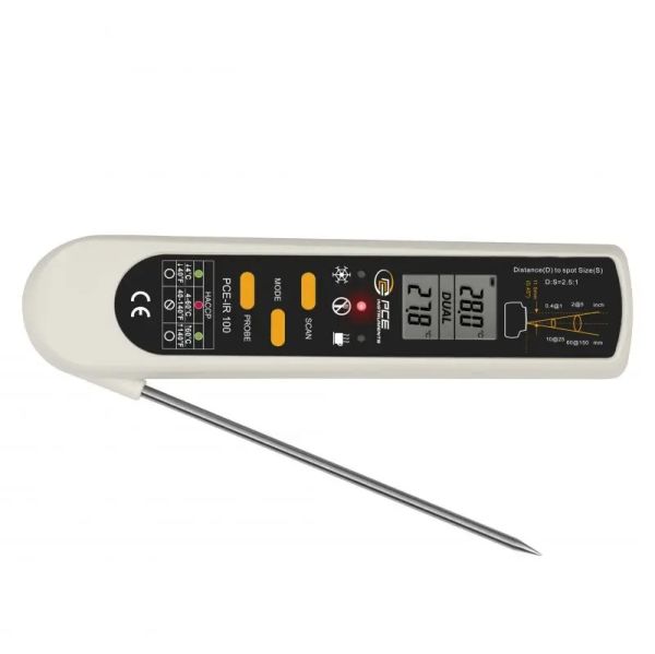 PCE-IR 100 İnfrared ve Saplama Tip Termometre